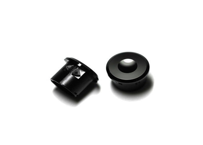 Diseño del OEM/del ODM/lentes ópticas plásticas de la lente del receptor de la PC principal por encargo del negro